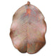 MD COPPER PLATED LEAF 32-51MM 1MM HOLE BAG OF 1
