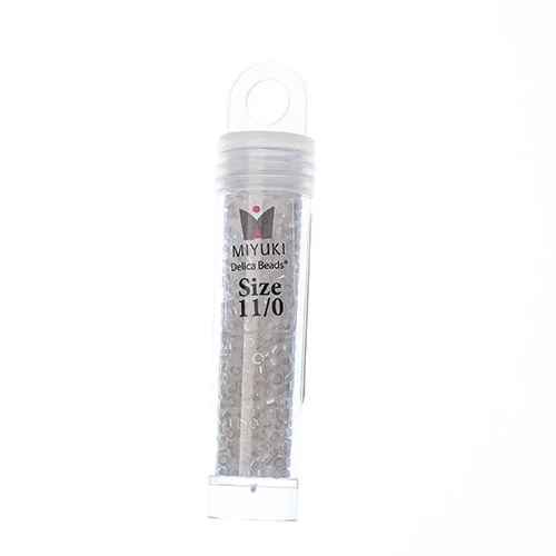 Miyuki Delica 11/0 5.2g Vial White Pearl AB