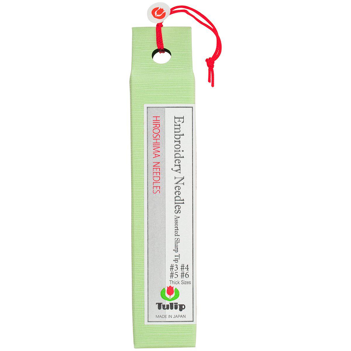 Tulip Embroidery Needles Assorted Sharp Tip Thick Sizes