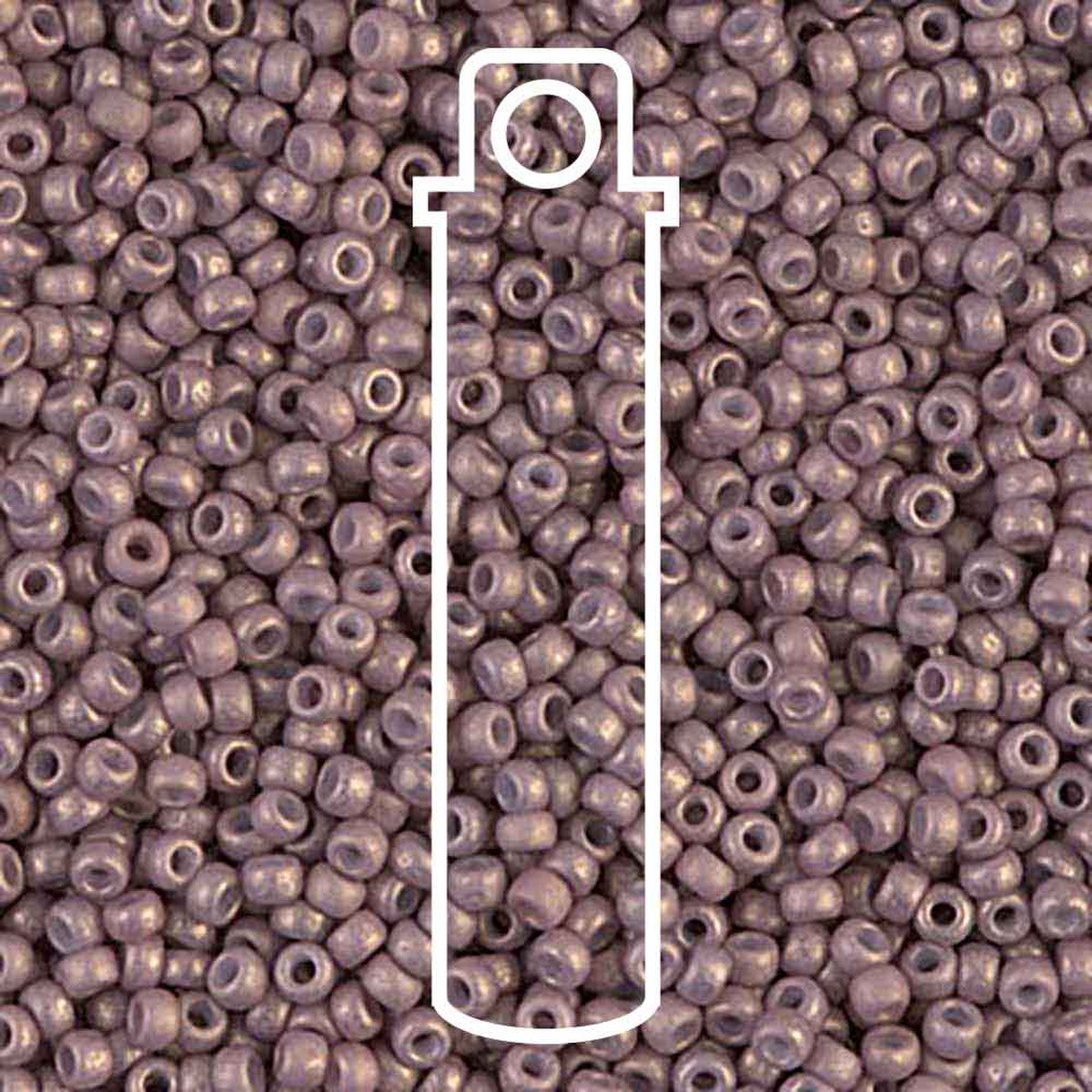 Miyuki Seed Beads 11/0 Palest Cocoa Fancy Frosted