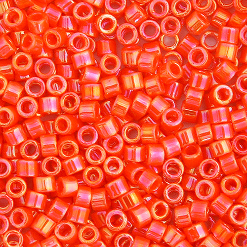 Miyuki Delica 11/0 5.2g Vial Orange Opaque AB