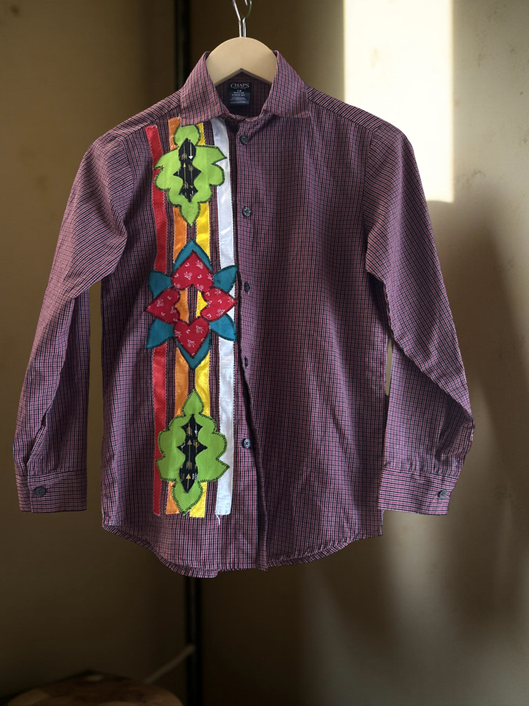 Youth Ribbon Shirt Size 14 (Vanessa Concho)