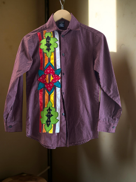 Youth Ribbon Shirt Size 14 (Vanessa Concho)