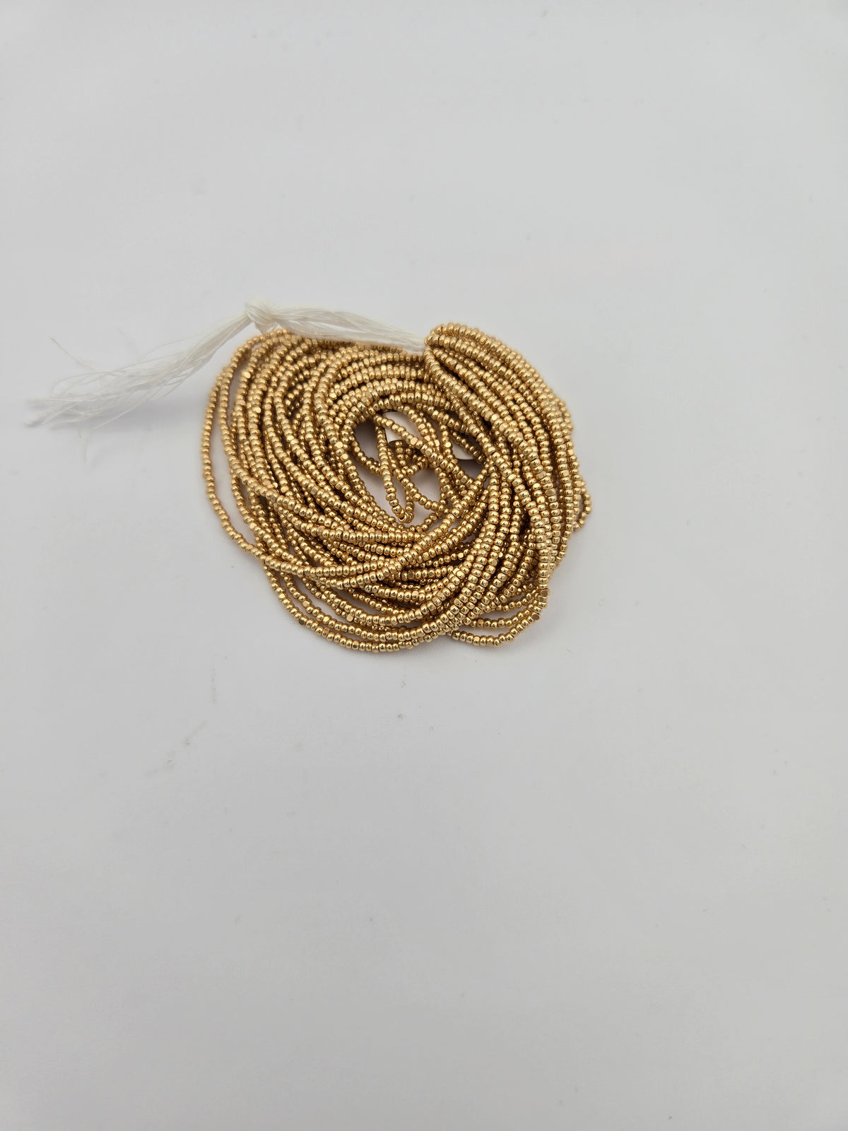 Czech 13/0 Light Gold Metallic Charlotte Cut