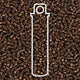 Miyuki Round 15/0 Matte S/L Dark Topaz 8.2 Gram Tube