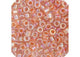 Miyuki Delica 11/0 5.2g vial Peach AB Lined-Dyed