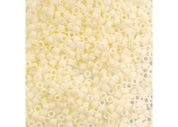 Miyuki Delica 11/0 5.2g Vial Cream Matte Glazed Luster