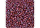 Miyuki Delica 11/0 5.2g Vial Raspberry AB Metallic Gold Luster