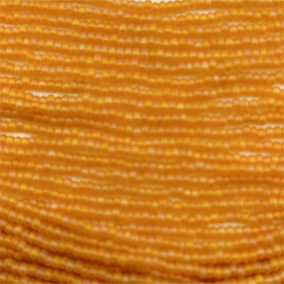 Czech 11/0 Tr Light Orange Matte AB