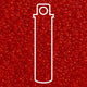 Miyuki Round 15/0 Dyed Semi Frosted Transparent Red  8.2 Gm/Tb