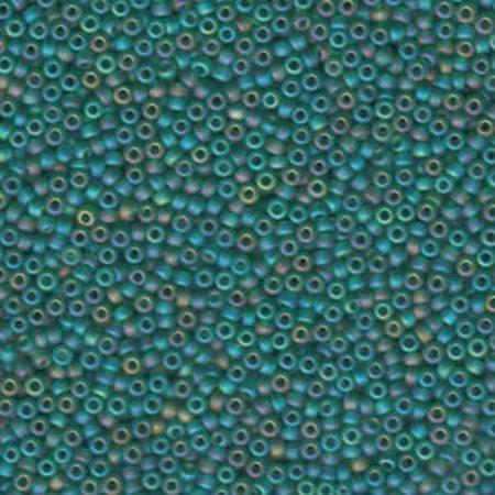 Miyuki Seed Bead 11/0 Dark Green Transparent Ab Matte