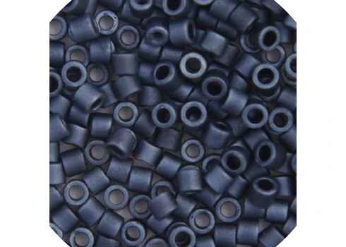 Miyuki Delica 11/0 5.2g Vial Dark Blue Grey Matte Luster