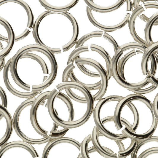 Jump locks 8mm 16ga 50 Sterling Silver 20 pcs