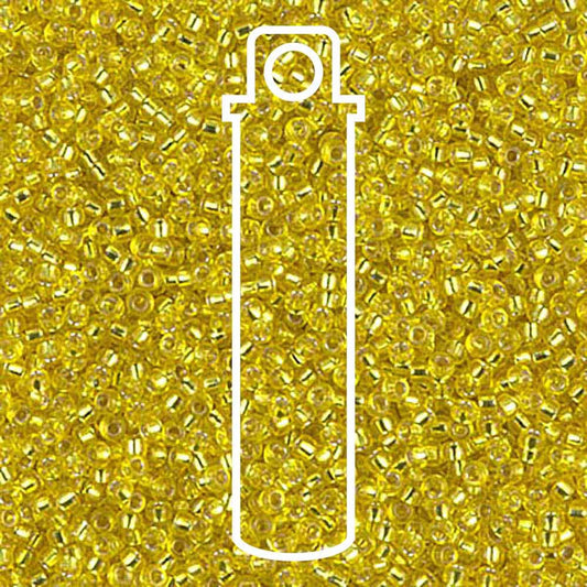 Miyuki Round 15/0 S/L Yellow 8.2gm Tube