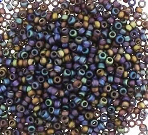Miyuki Round 15/0 Matte Transparent Brown Ab  8.2 Gm/Tb