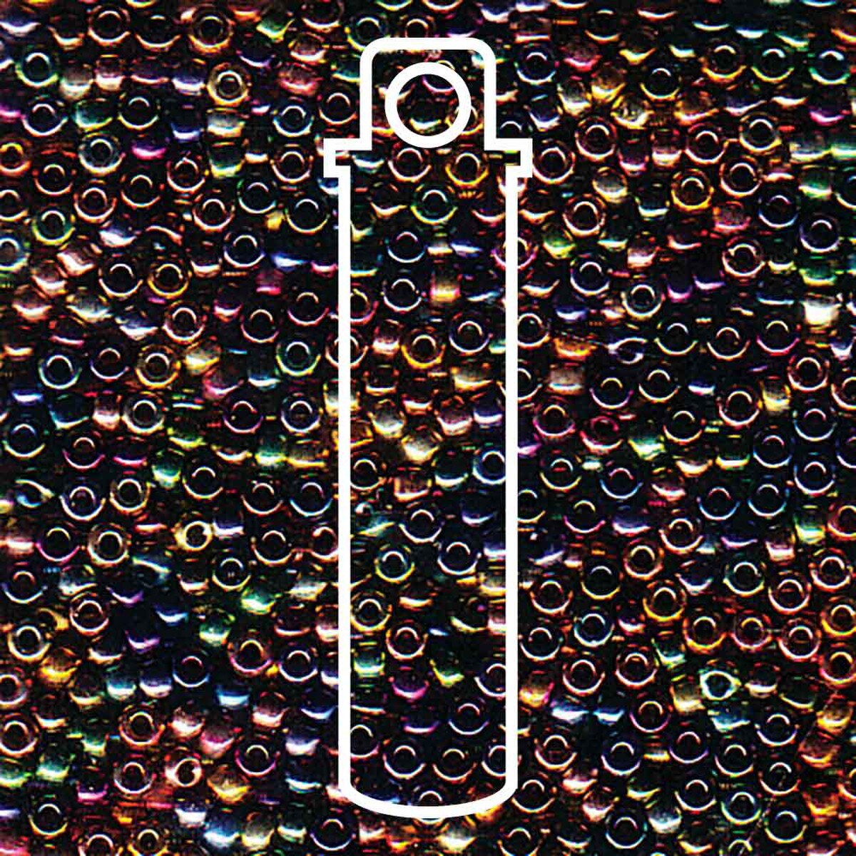Miyuki Seed Beads 11/0 Heavy Metals Bead Mix, 11/0 Size, 24 Gram Tube
