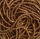 Cz 11/0 Cut Gold Metallic