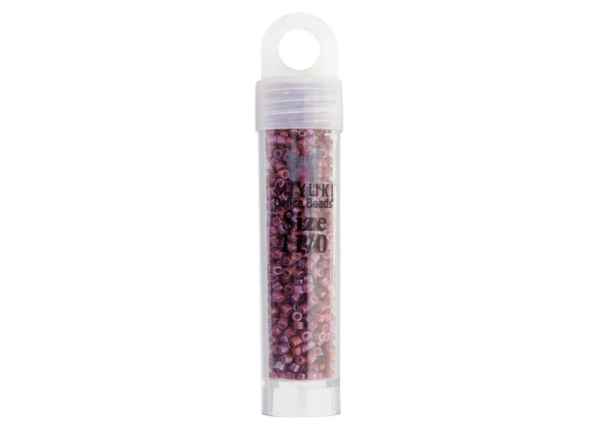 Miyuki Delica 11/0 5.2g Vial Raspberry AB Metallic Gold Luster