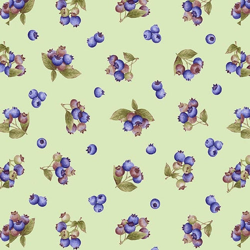CF Green/ Blue Tossed Blueberry Sprigs