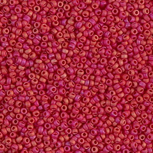 Miyuki Round 15/0  Matte Red