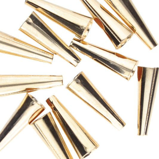 Metal Cones 19.1 MM Gold Plated 24/BG