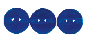 Glass Beads 6mm Sapphire Round Smooth