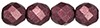 Fire-Polish 8mm : ColorTrends: Saturated Metallic Red Pear (50 Pcs)