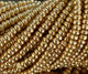 Cz 11/0 Light Gold Metallic