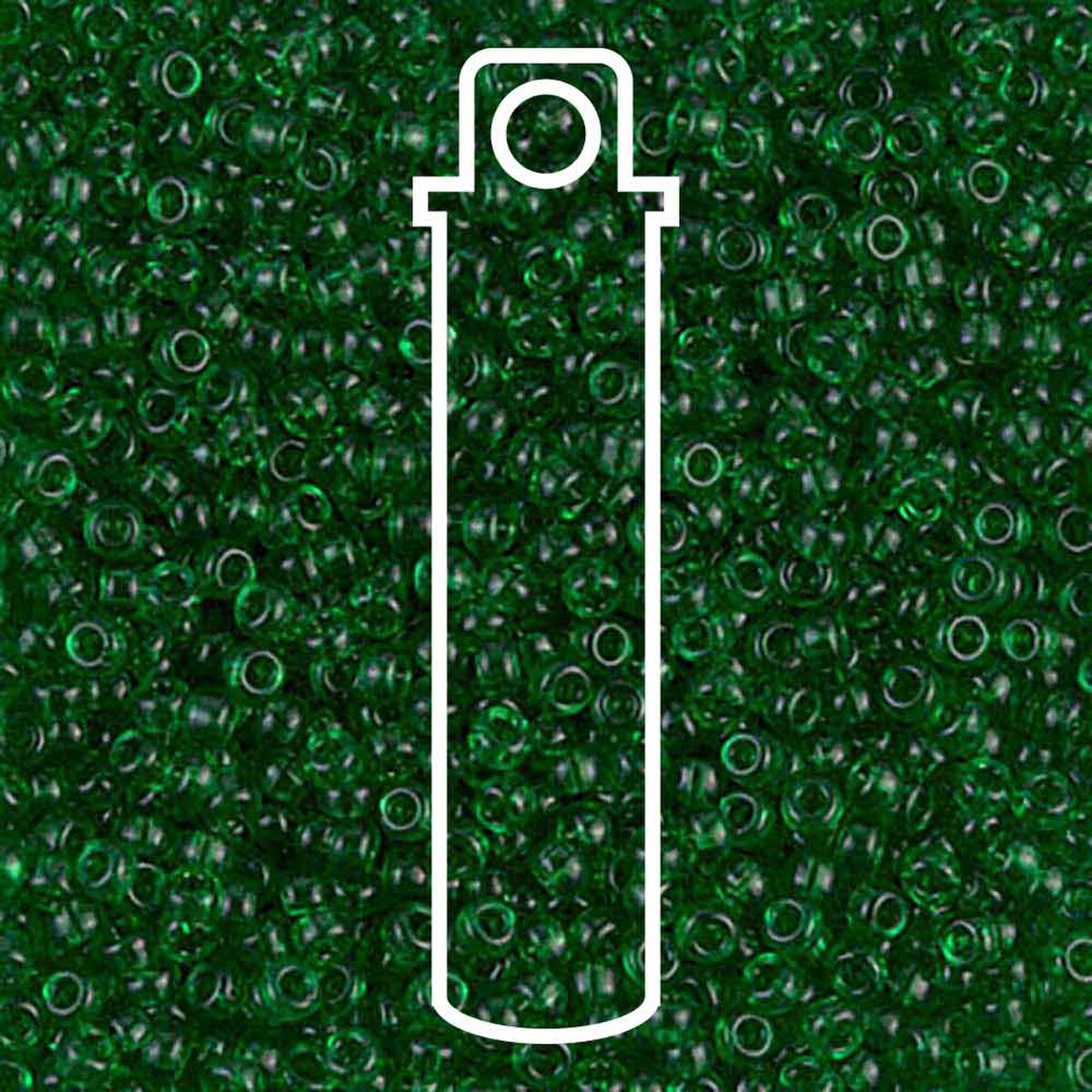 Miyuki Seed Bead 11/0 Tr. Green