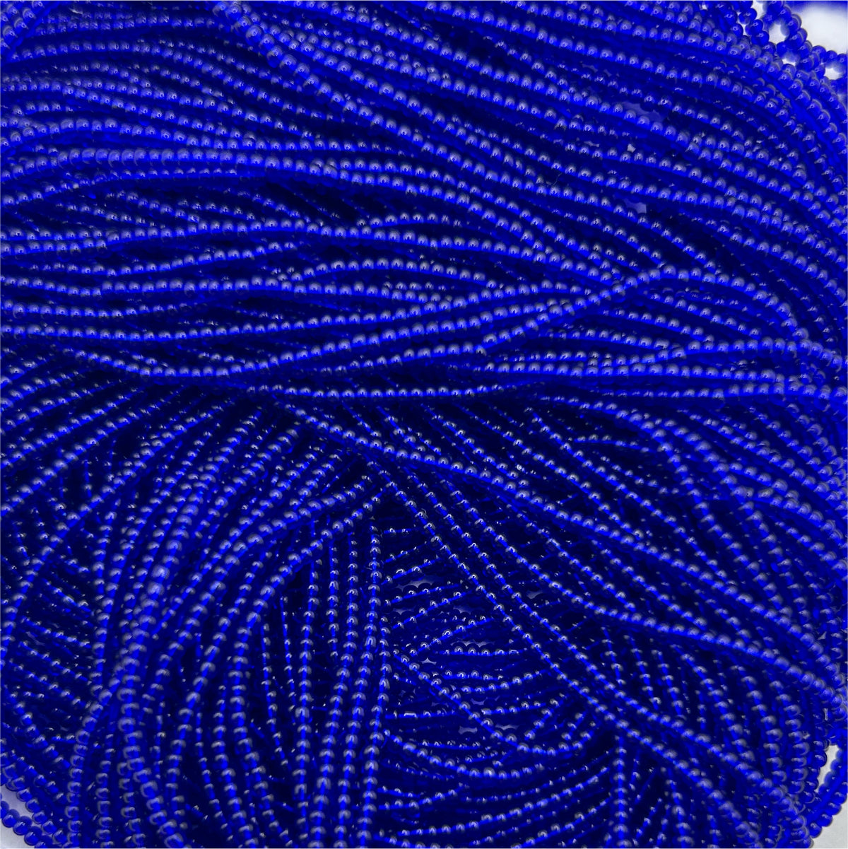 Czech 15/0 Tr Cobalt Seed Beads