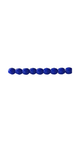 Fire-Polished Glass, Op. Medium Blue, 4mm Faceted Round, Approx. 100.