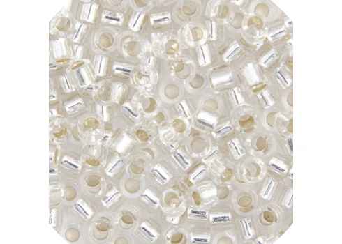 Delica 15/0 RD Crystal Silver Lined