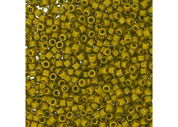 Miyuki Delica 11/0 5.2g Vial Duracoat Opaque Dyed Olive