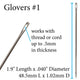 John James Glover Needles Size #1 5/Pk