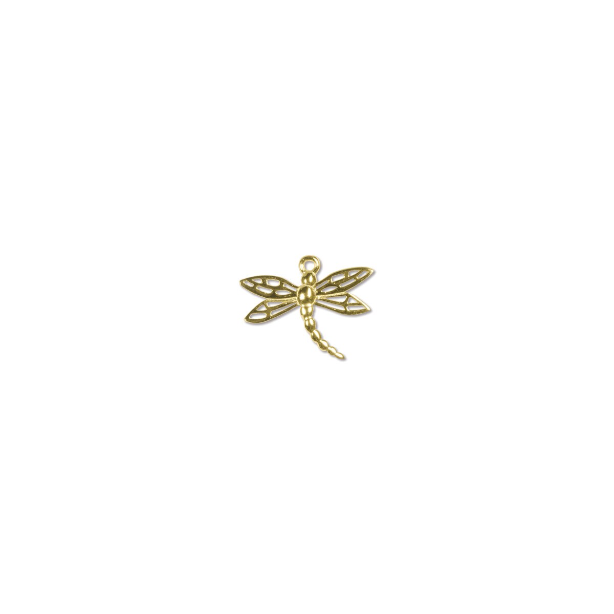 G/F 19x23mm Dragonfly Charm 0.77gm