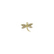 G/F 19x23mm Dragonfly Charm 0.77gm