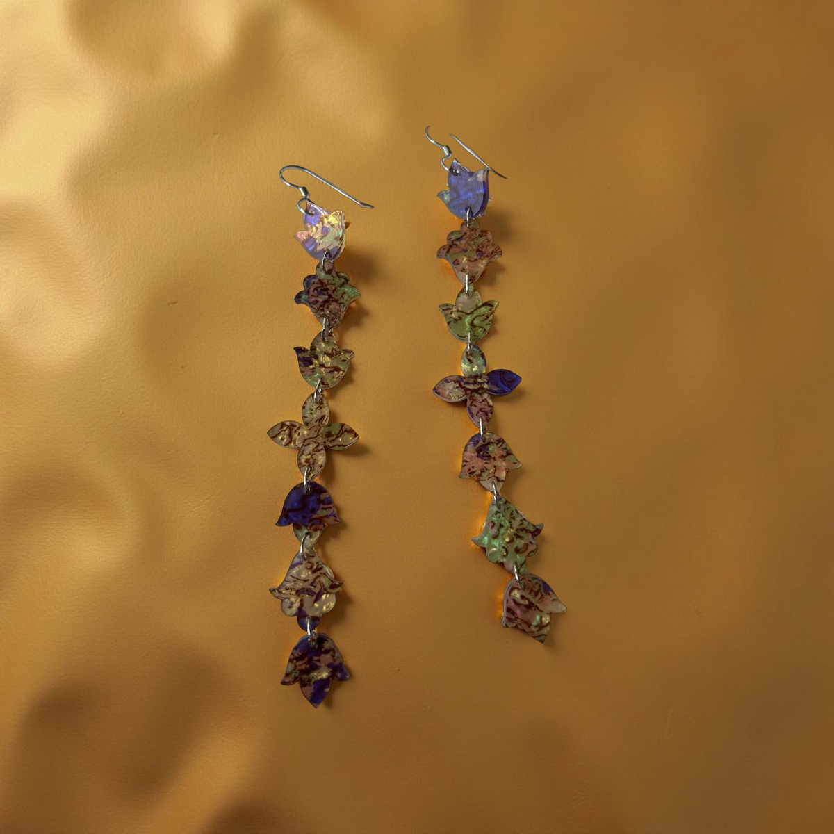 Layered Petal Drop Earring (Ojibwe Dreams)