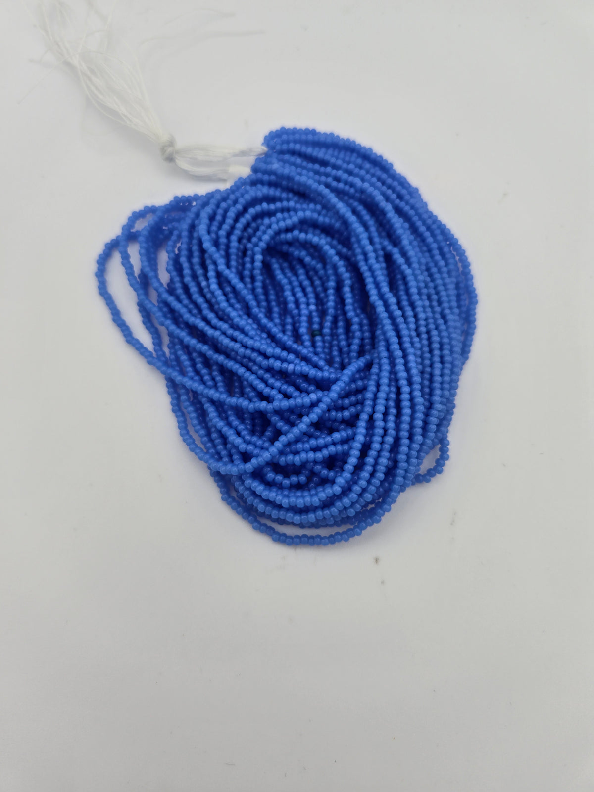 Czech Seed Bead 11/0 Op Oily Blue Strung