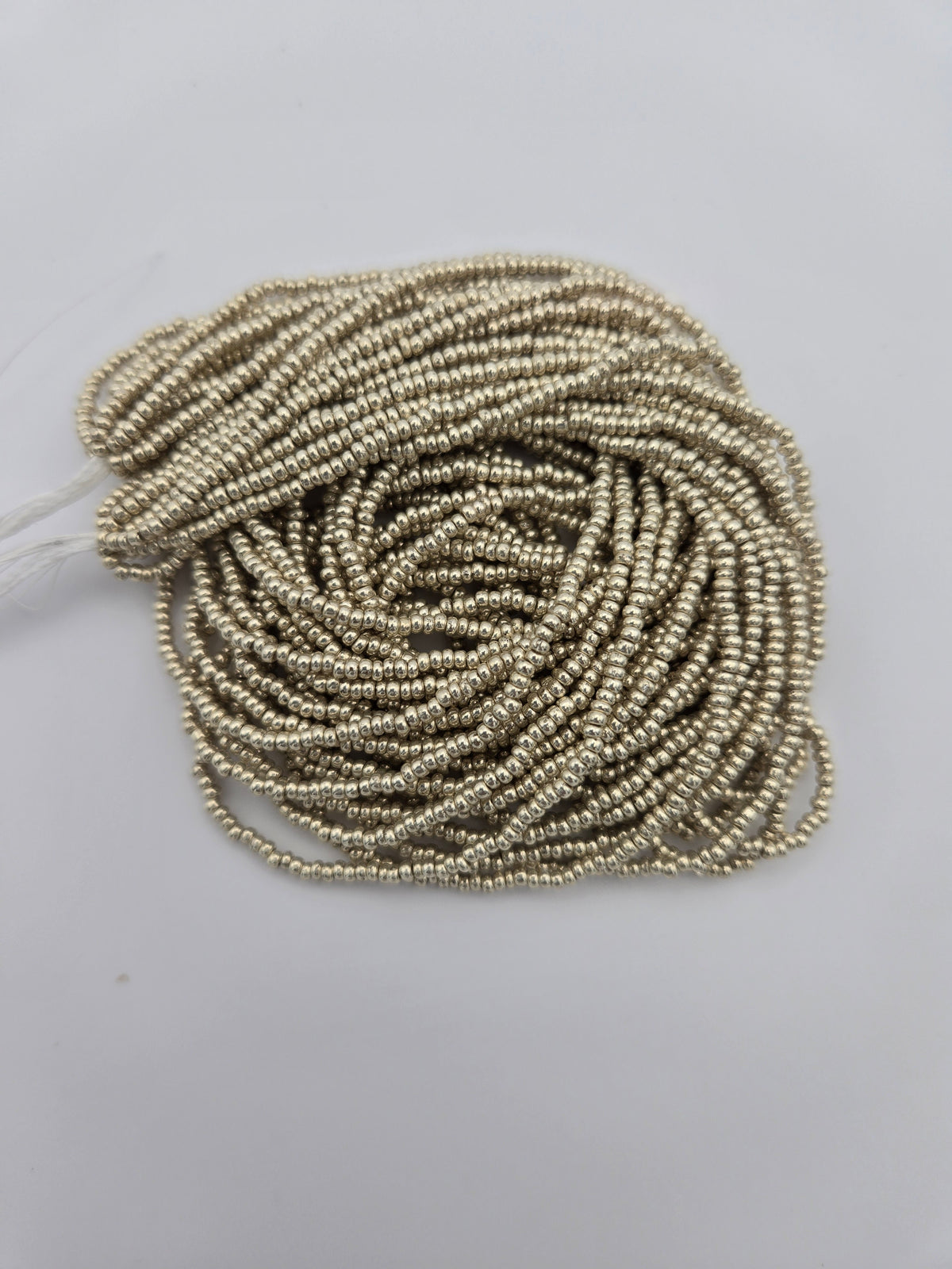 Czech Seed Bead 11/0 Metallic Silver