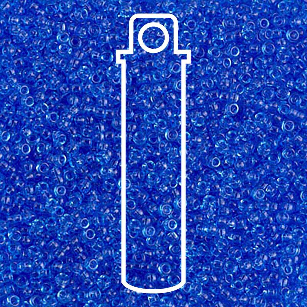 Miyuki Round 15/0 Tr Sapphire 8.2gm Tube