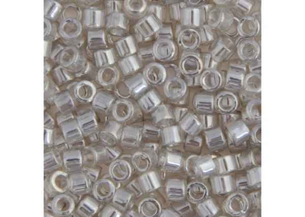 Miyuki Delica 11/0 5.2g Vial Pale Taupe Transparent Luster