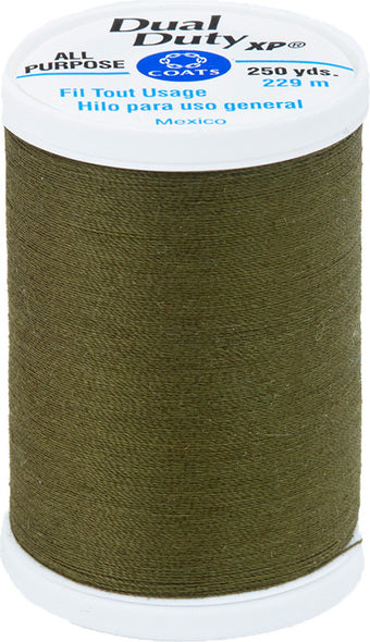 Dual Duty Xp Polyester Thread 250yds Bronze Green