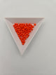 F/P 4mm Op. Orange Faceted Round (100 Pcs)
