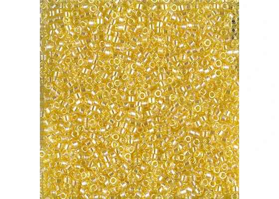 Miyuki Delica 11/0 5.2g Vial Yellow Transparent Luster
