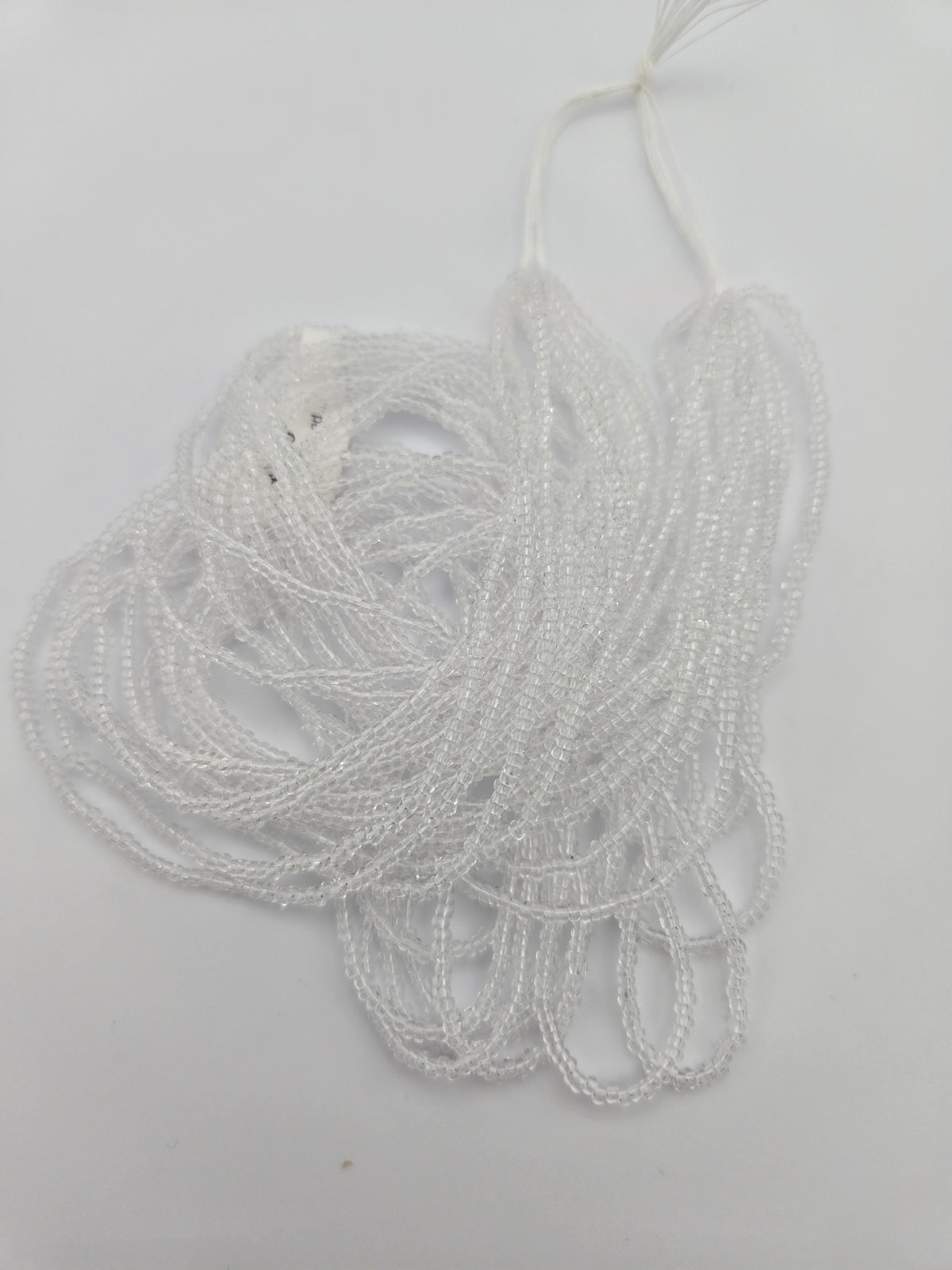 Czech 11/0 Tr Crystal Strung