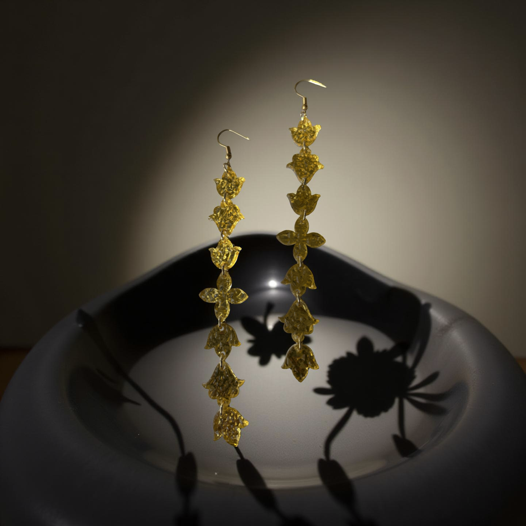 Layered Petal Drop Earring (Ojibwe Dreams)