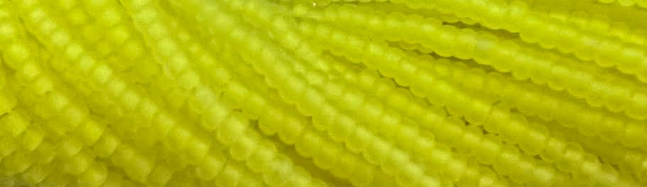 Cz 10/0 Tr. Neon Yellow