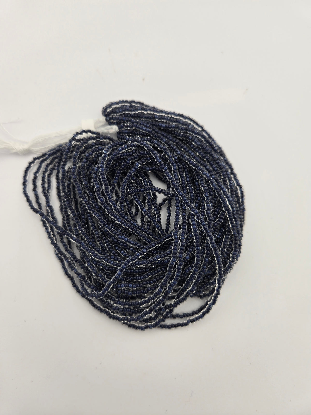 Czech Seed Bead 11/0 C/L Navy Blue Strung