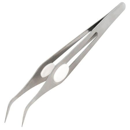 The Beadsmith Angled Precision Tweezer – Multipurpose Tool w/ Curved Tip & Cushion Grip