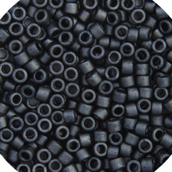 Miyuki Delica 11/0 5.2g Vial Dark Grey Glazed Luster